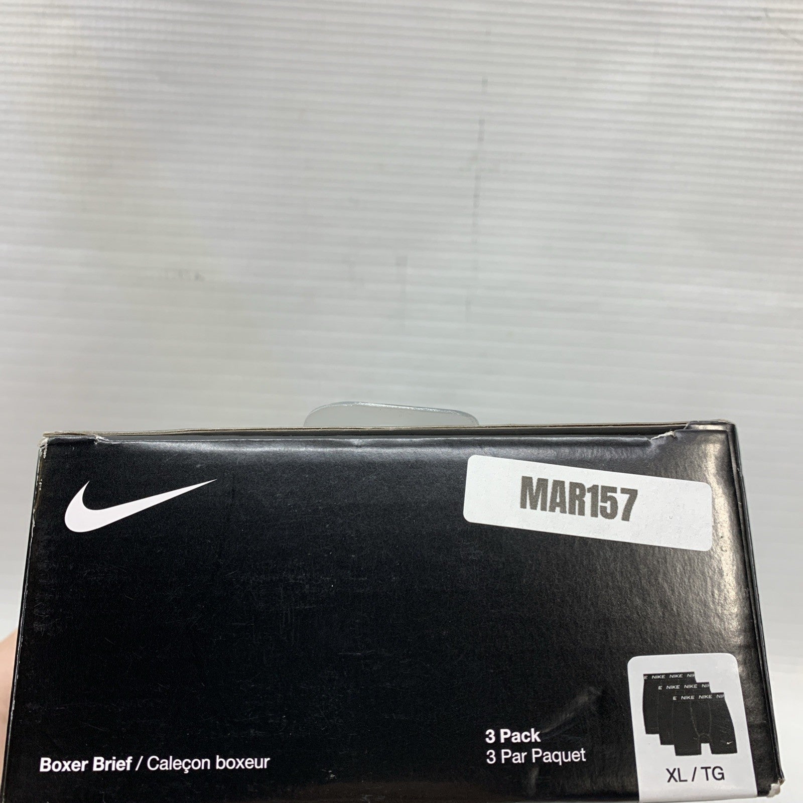 Nike All Day Cotton Stretch Boxer Brief Underwear Dri-fit Size XL Multi - 3-Pack