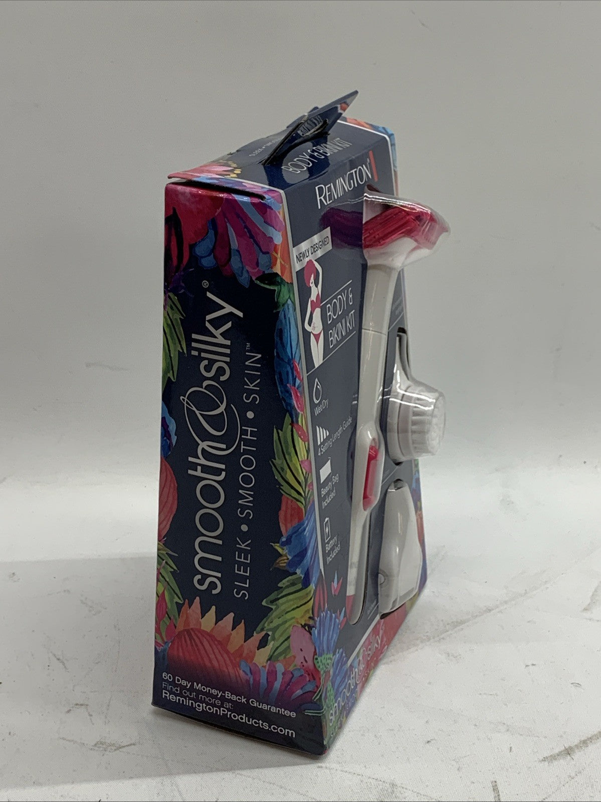 REMINGTON Smooth & Silky Women's Body & Bikini Kit SHAVER TRIMMER EXFOLIATOR-OP