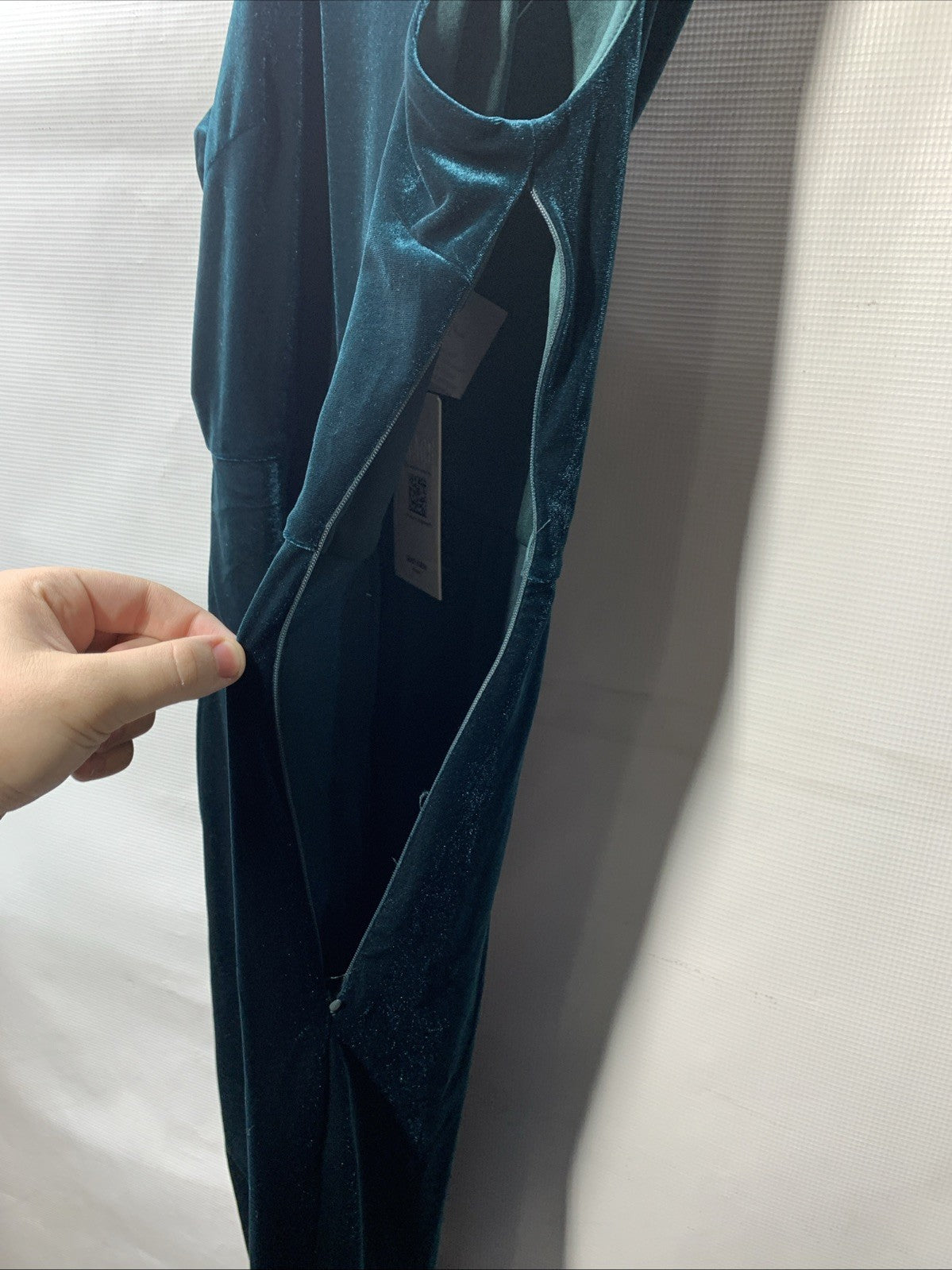 GRACE KARIN Womens Cowl Neck Long Formal Dresses Fall Velvet M Green Sleeveless