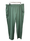 Eddie Bauer Women's Traveler Ankle Long Pants Lightweight Green 1669563 SZ Large
