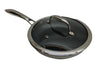 HexClad Hybrid 8in Cookware Frying Pan Nonstick with Cooking Clear Lid - USED