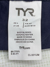 TYR Men's Durafast One Jammer Swimsuit SDUR7A Navy Blue Size 32 Swimwear Bottom
