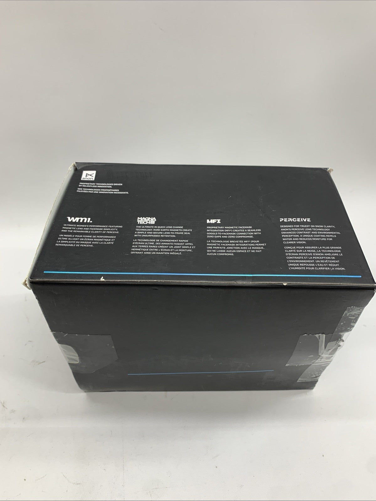 Anon WM1 Perceive Skiing Snow Goggles Black Frame Protection with Bonus Lens