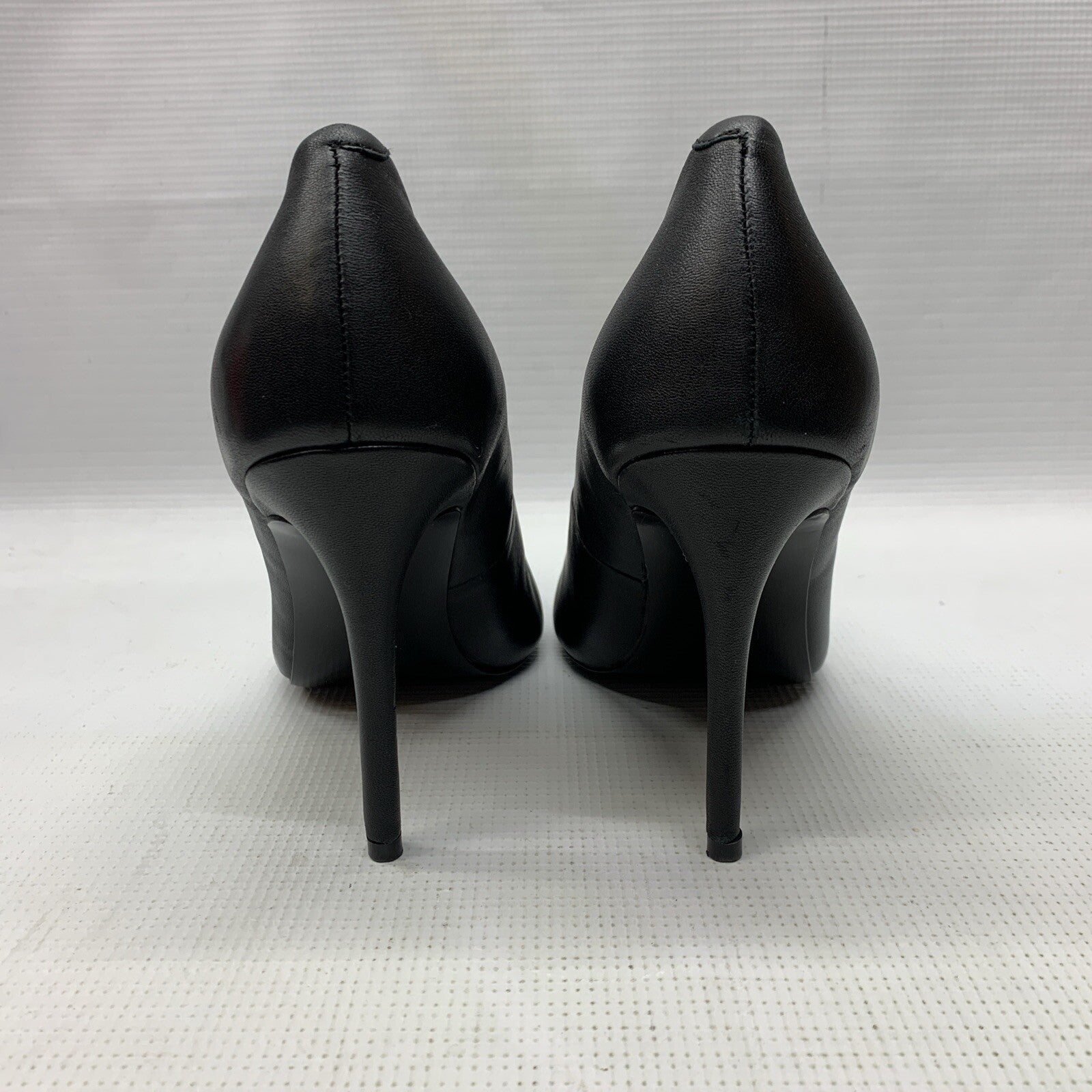 D'Amelio Womens Footwear Black Leather Karyenaa Pump Size 7.5 High Heel Slip-on