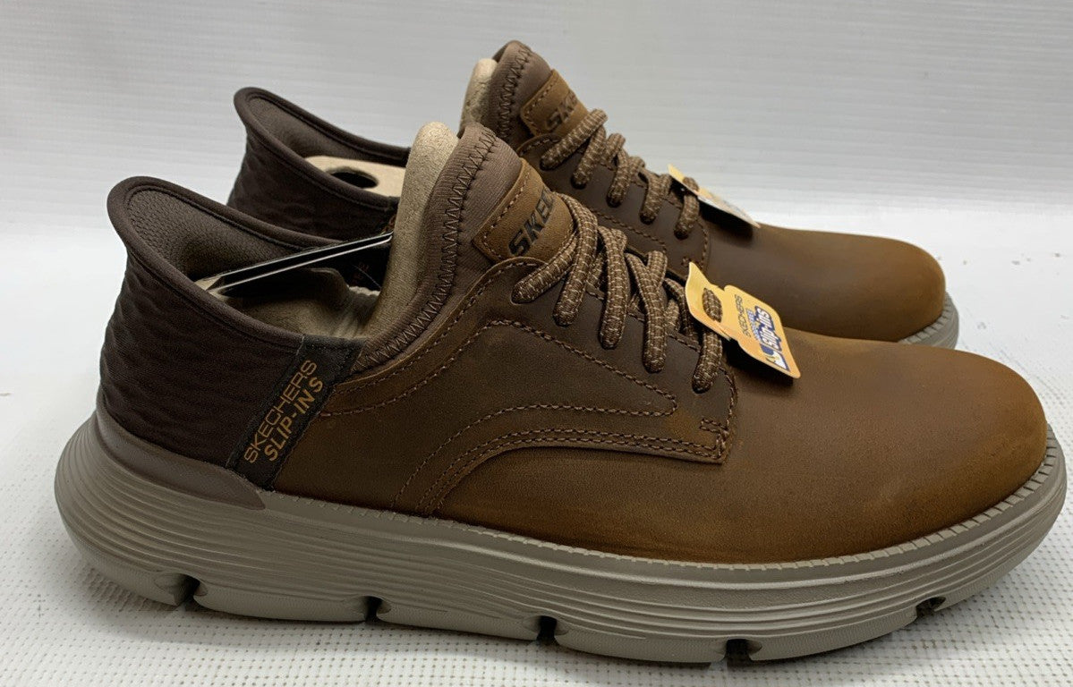Skechers Men's Slip-ins Garza - Gervin Casual Shoes 205046W/CDB Brown Size 7.5