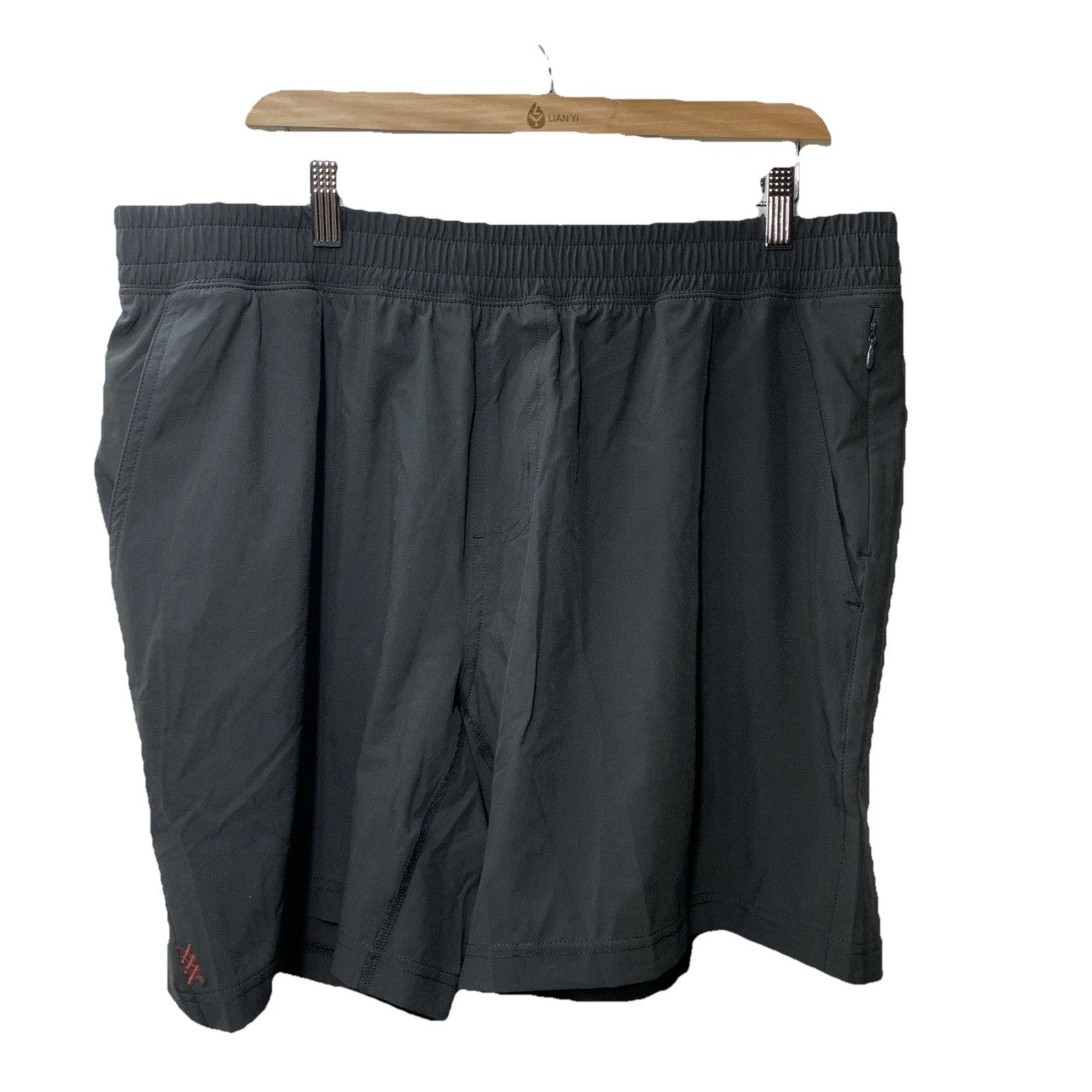 Men’s RHONE Mako Unlined 7” Inseam Stretch Black Anti-Odor Shorts Size XL, Black