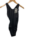 TYR Durafast Black Elite Solid One Piece Swimsuit MDUS7A Size 36 Durable Flexibl