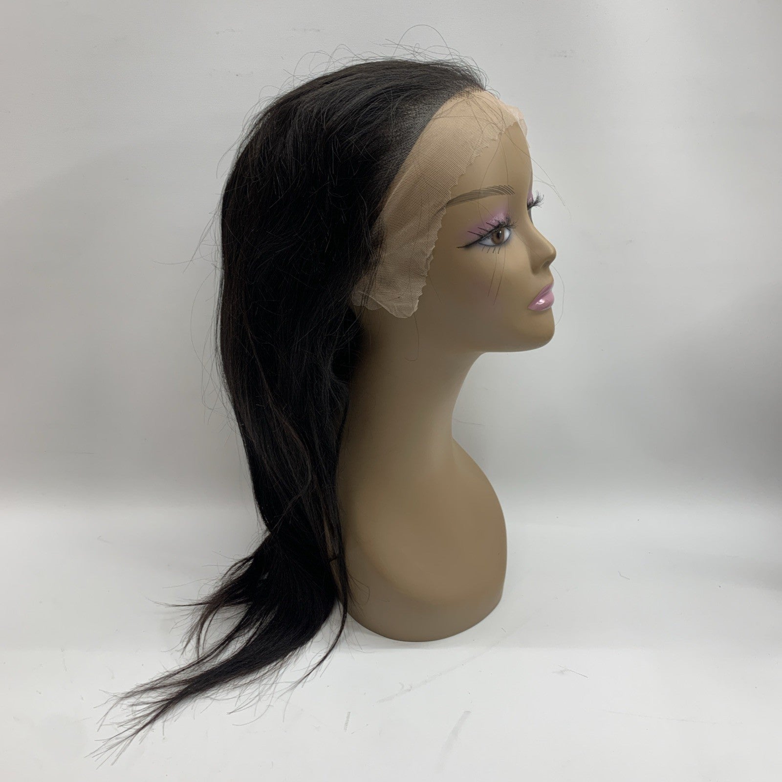 13x6 Women Lace Front Wigs Human Hair 200 Density Straight HD Lace 26 Inch Black