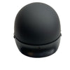 VCAN Cruiser Solid Flat Half Face Motorcycle Helmet Matte Black/Flame Large