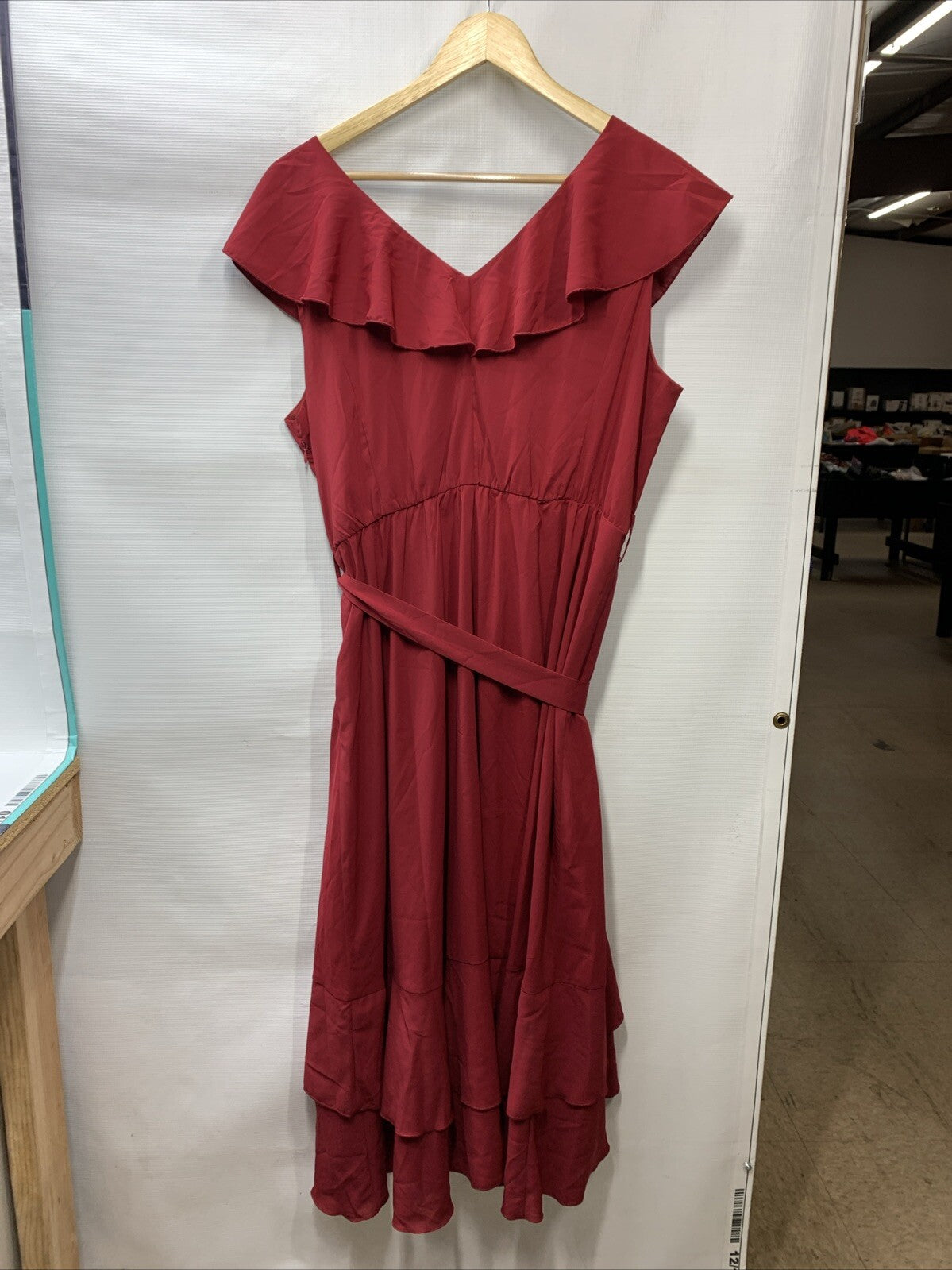 Grace Karin Women's 2024 Summer Wrap Midi Party Dress Casual Boho Red - Size XL