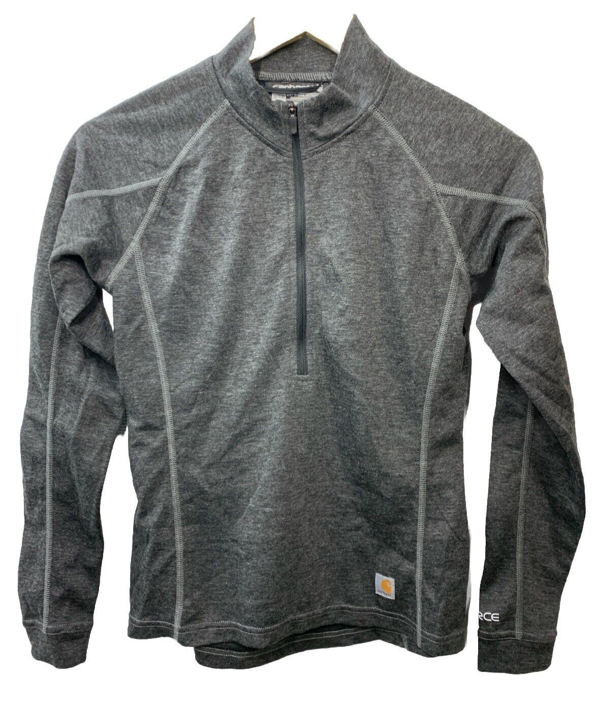 Carhartt Base Force Heavyweight Quarter-Zip Thermal Base Layer Long Sleeve SZ XS