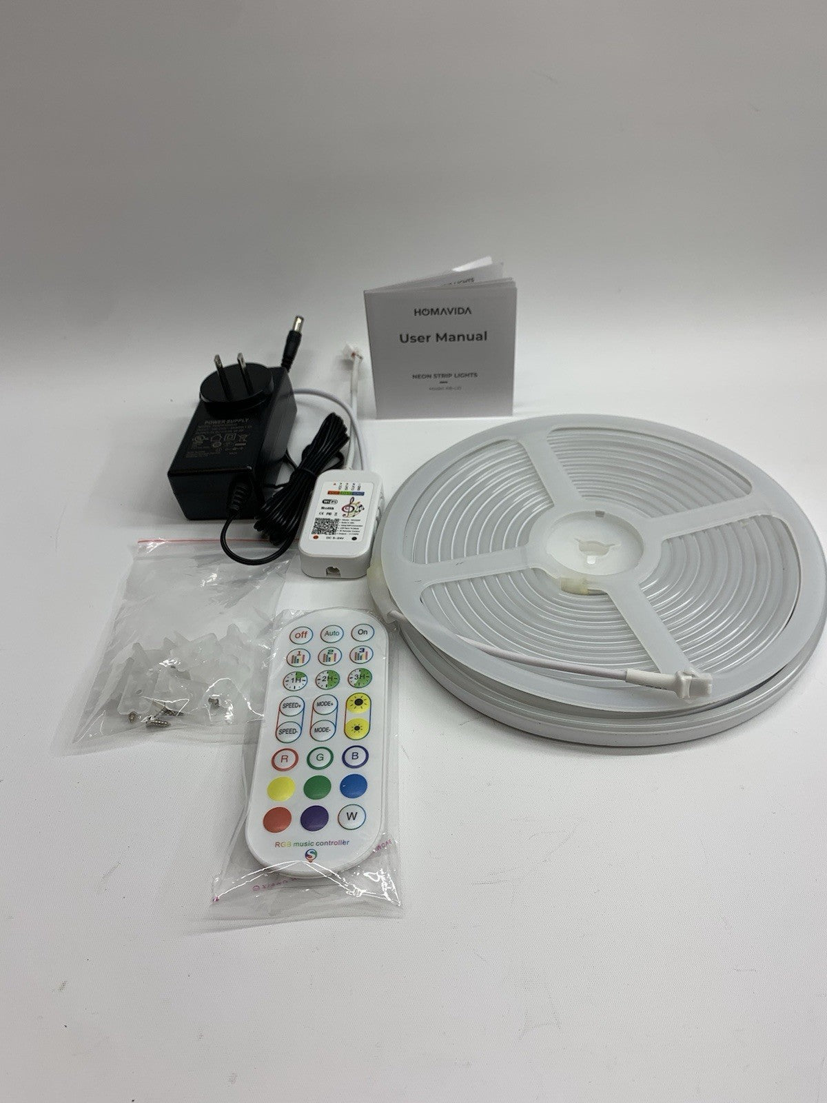 Led Neon Rope Lights 16.4’ Rgb Led Strip Lights with App/Remote Control - 2 Pack