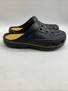 Men's Arch Support Clogs Garden Shoes Slip-On Outdoor Beach Slippers Black 11.5