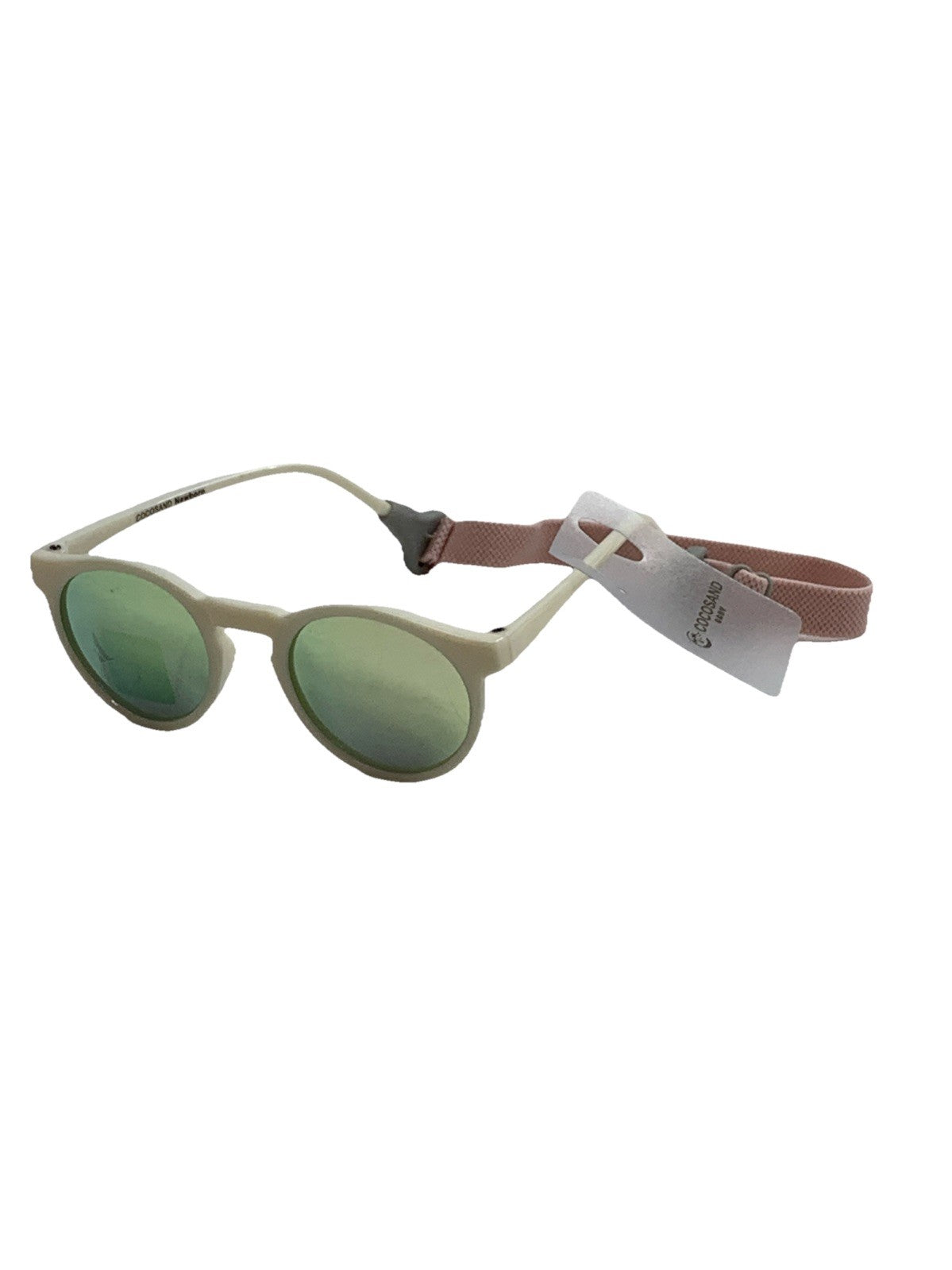 COCOSAND Baby Sunglasses Protection w/Strap Round Frame for Unisex Toddler Kids