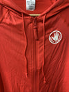 Body Glove Women Smoothies Mandie Hoodie Rash Guard Red XS Long Sleeve Zip Front