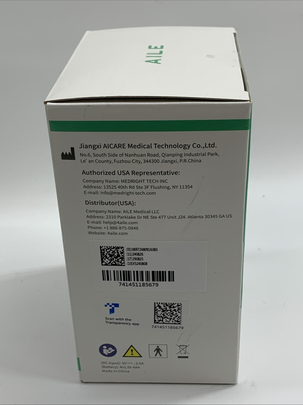 Aile X5 Electronic Sphygmomanometer Blood Pressure Machine Upper Arm Large Cuff