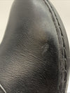 Clarks-Women's Cora Rouched Ankle Boot Black Leather-Size 8.5M Round Toe Casual