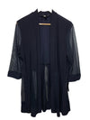 R&M Richards Short Mother of The Bride Formal Dress Size PXL Navy 8271P 2 Piece