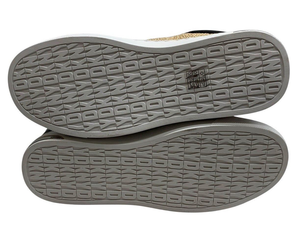 DKNY Abeni Arch Raffia Women's Low-Top Sneakers Black K2431626 Casual Size 6.5