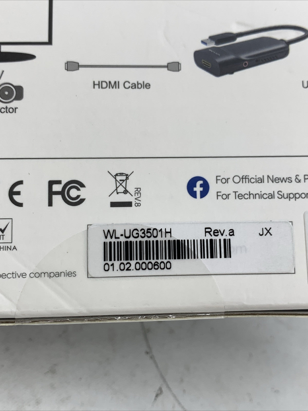 Wavlink USB 3.0 to HDMI 2K Video Display Adapter WL-UG3501H SuperSpeed 5Gbps