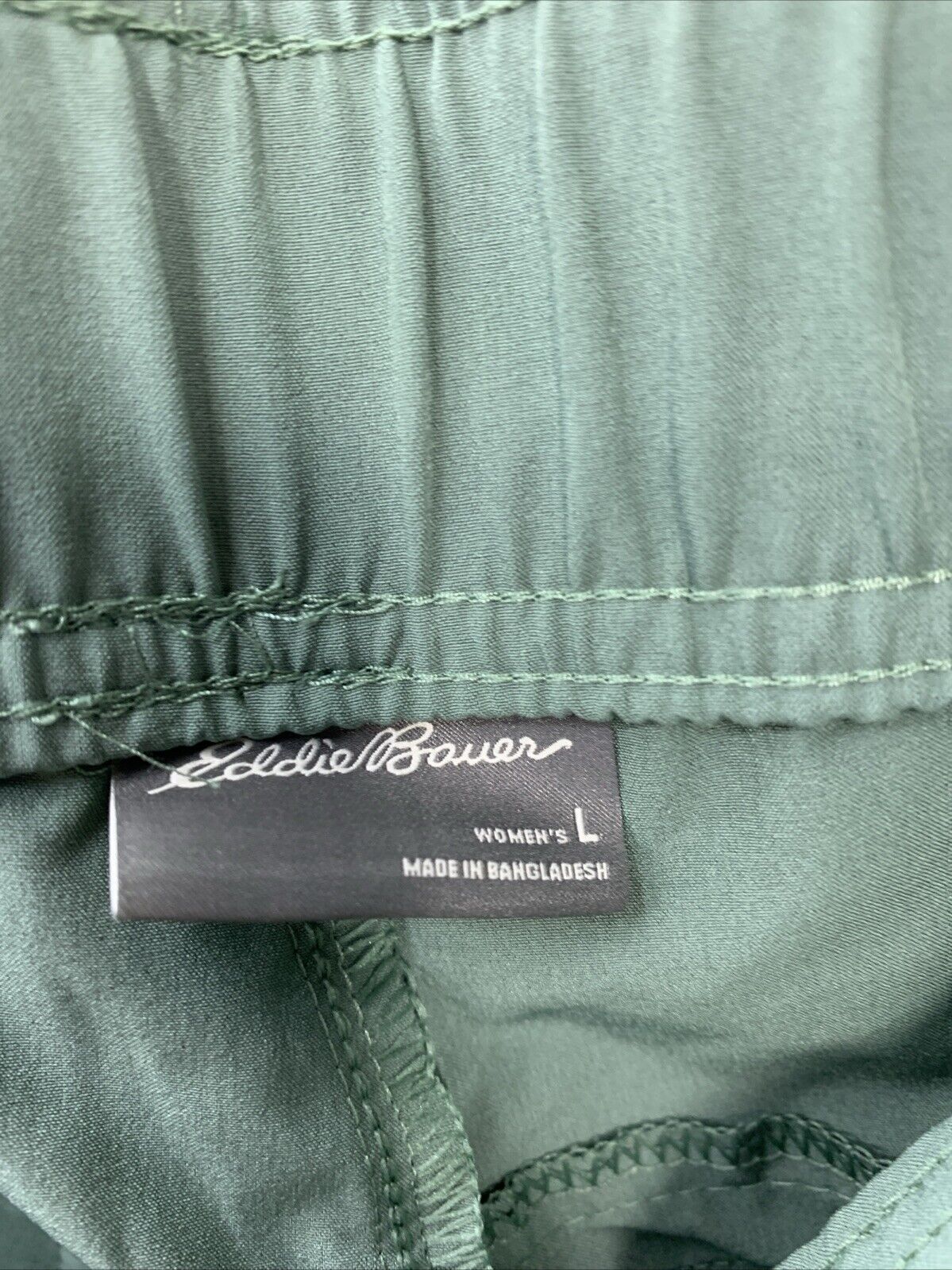 Eddie Bauer Women's Traveler Ankle Long Pants Lightweight Green 1669563 SZ Large
