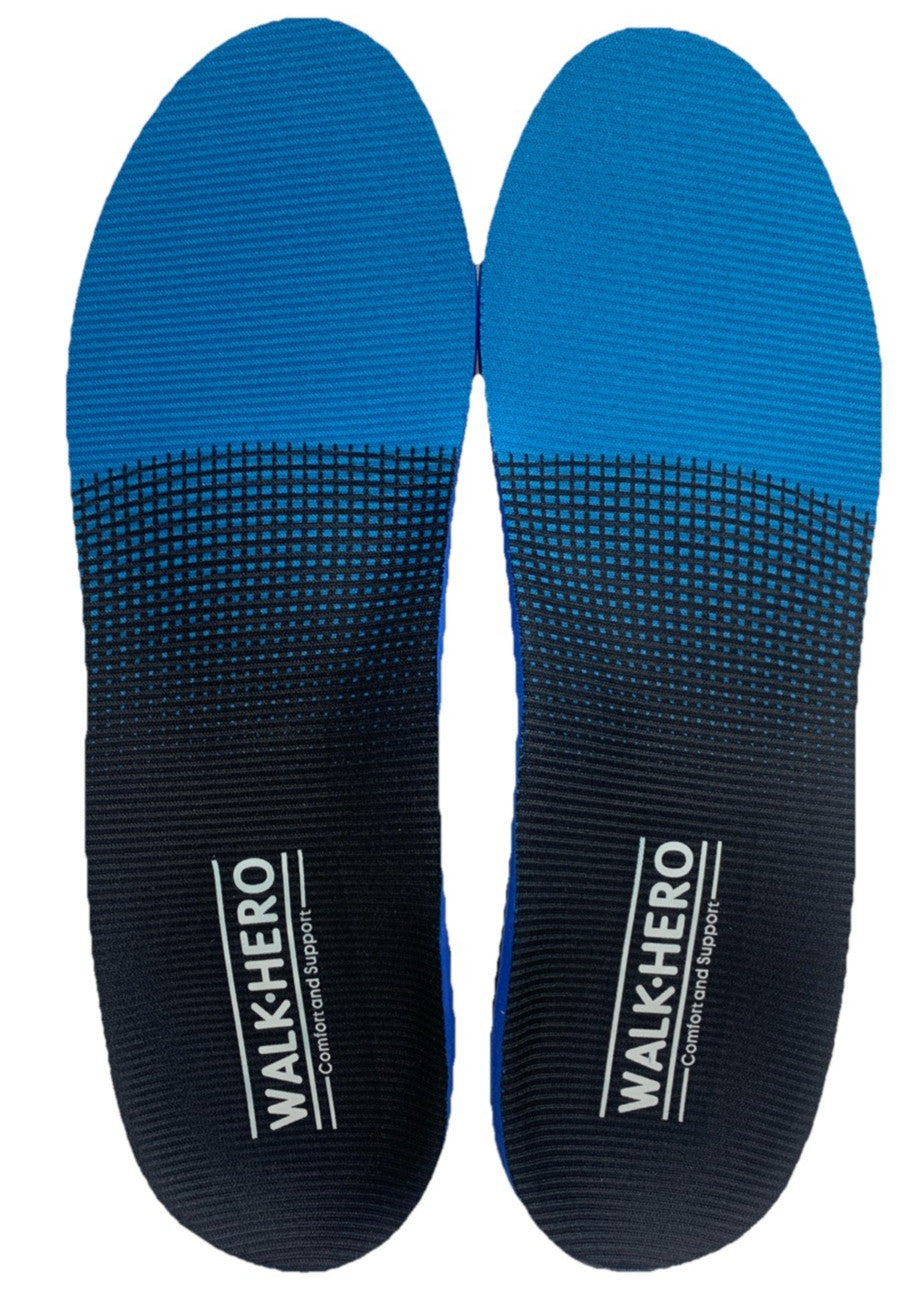 Walk Hero Orthotic Insoles Men's 6-6.5  Women’s 8-8.5, For Comfort & Support