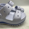 Crocs Classic Mega Crush Platform Sandal White Blue Unisex-Adult Women 9 Men's 7