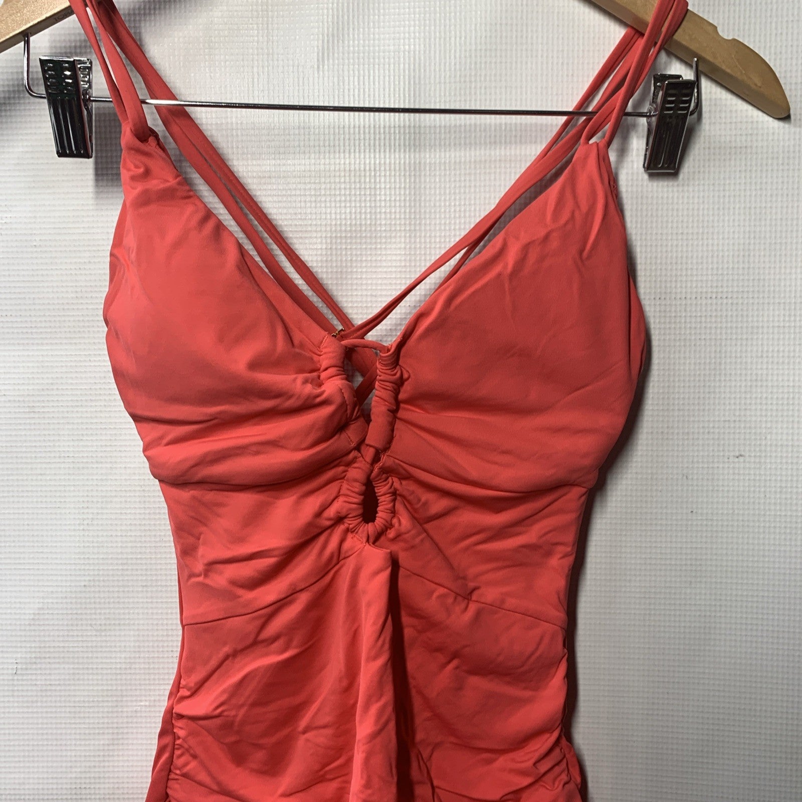 La Blanca Women's Island Goddess Underwire One Piece Swimsuit Swimwear Size 8