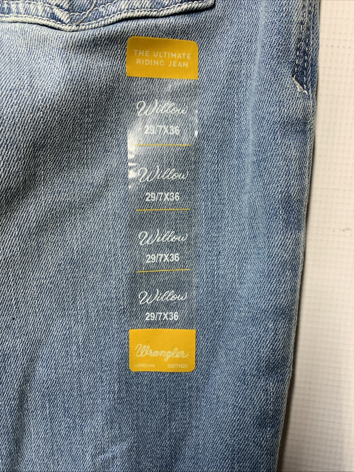 Wrangler Womens Willow Mid Rise Performance Waist Boot Cut Ultimate Size 29/7x36