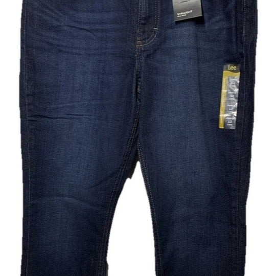 Lee Women's Legendary Regular Fit Straight Leg Jeans Long Pants 12 with Pockets