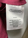 Plum sleeveless asymmetrical detail dress for women by The Family Flips, size 16, stylish and elegant for various occasions.