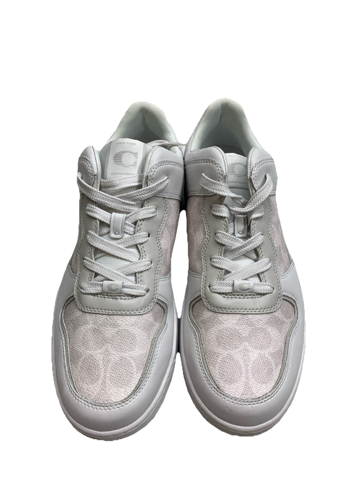 COACH Women’s C201 CR937 Sneakers 11.5D Optic White Lace-up Shoes for Walking