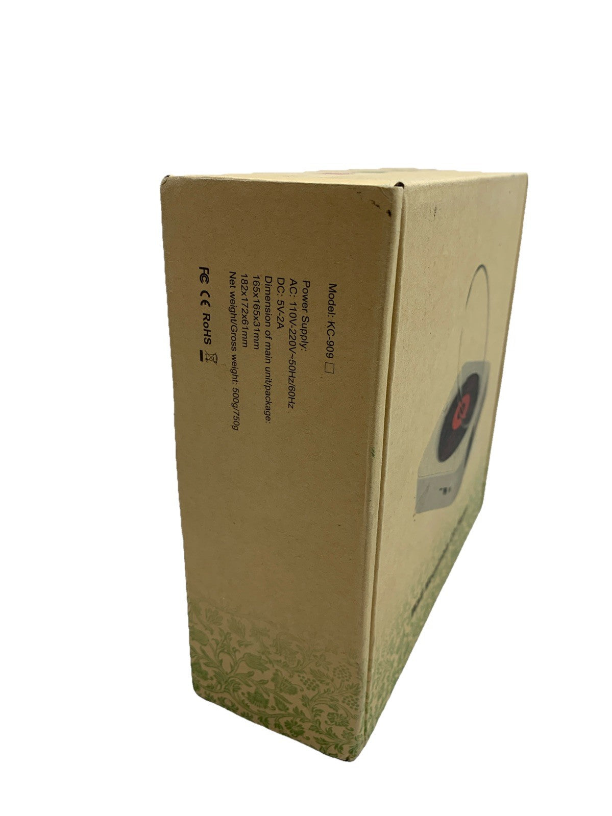 Wall Mountable CD Player White Portable CD Players Music Player Home Audio Boomb