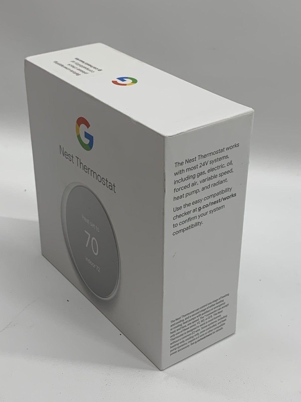 Google Nest Thermostat - Smart Thermostat for Home Programmable Wifi - GA01334