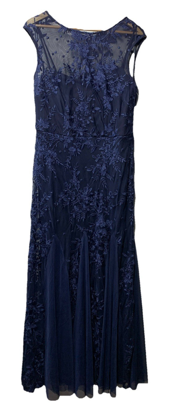 Alex Evenings Women's Long Length Fit & Flare Mother of The Bride Dress Size 12