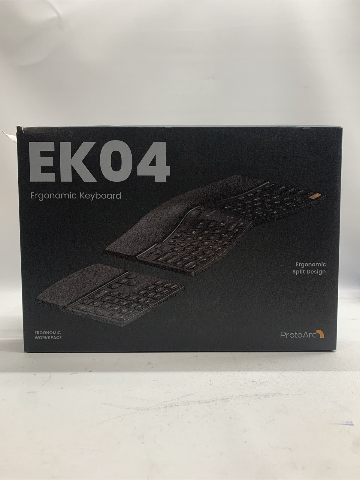 ProtoArc Wireless Ergonomic Keyboard, EK04 2.4GHz Wireless Ergo Keyboard Black