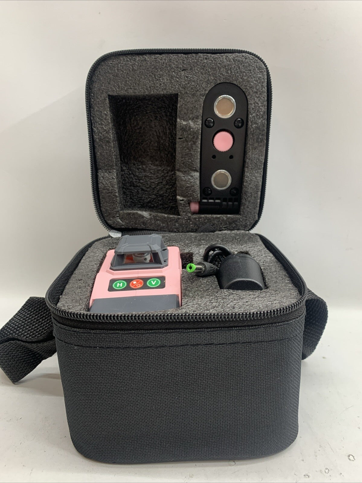 Laser Level Paowafol 3x360° Cross Line for Construction & Picture Hanging Pink