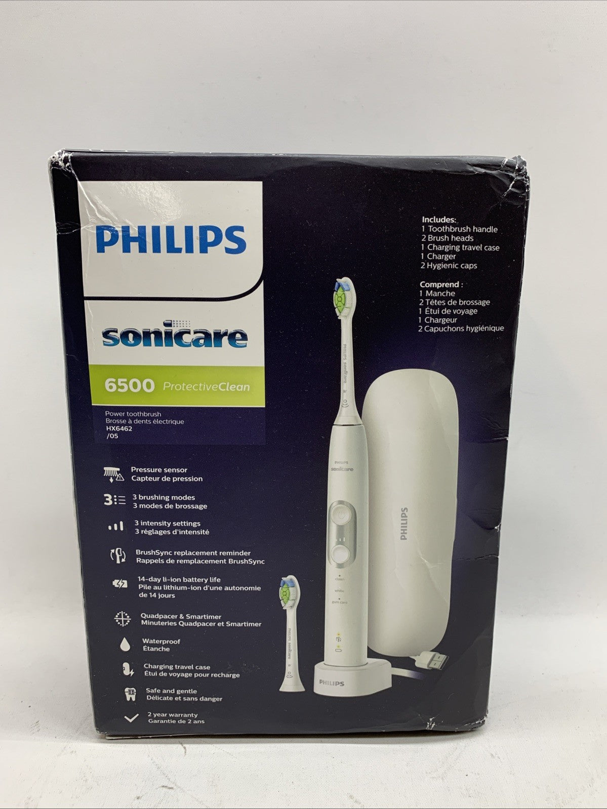 Philips Sonicare ProtectiveClean 6500 Rechargeable Electric Power Toothbrush