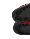 Retro Men's Red And Black Replica Basketball Shoes Size 10.5 Lace-up Sneaker