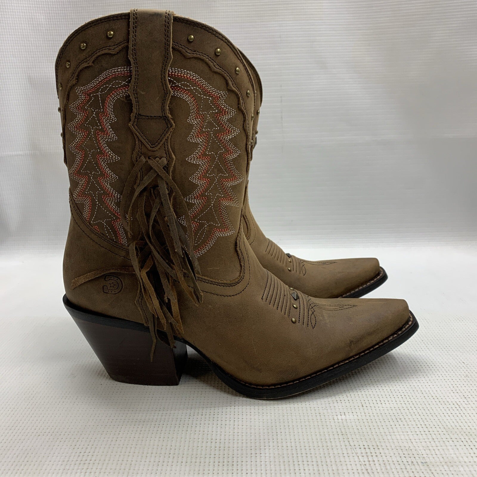 Crush™ by Durango® Women's Roasted Pecan Bootie Western Boot Size 8.5 Mid-Calf