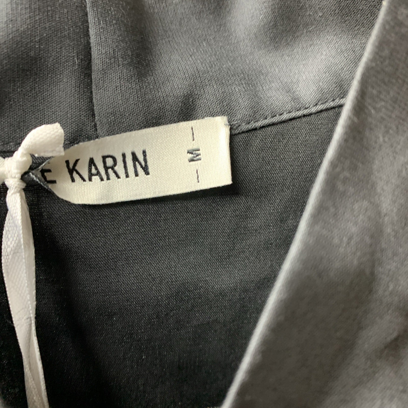 GRACE KARIN Women's Office Bow Tie Blouse Short Puff Sleeve Peplum Blue Size Med