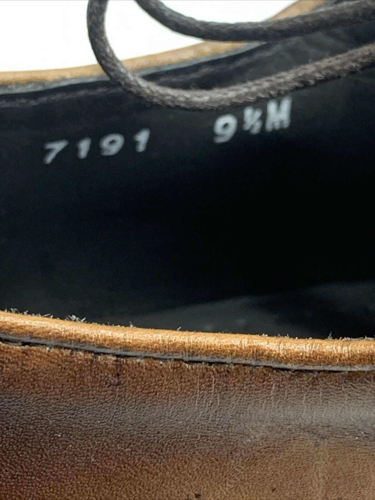 Massimo Matteo Italy Ponte Vecchio Oxford Burnished Brown Size 9.5 D (M) Lace-up