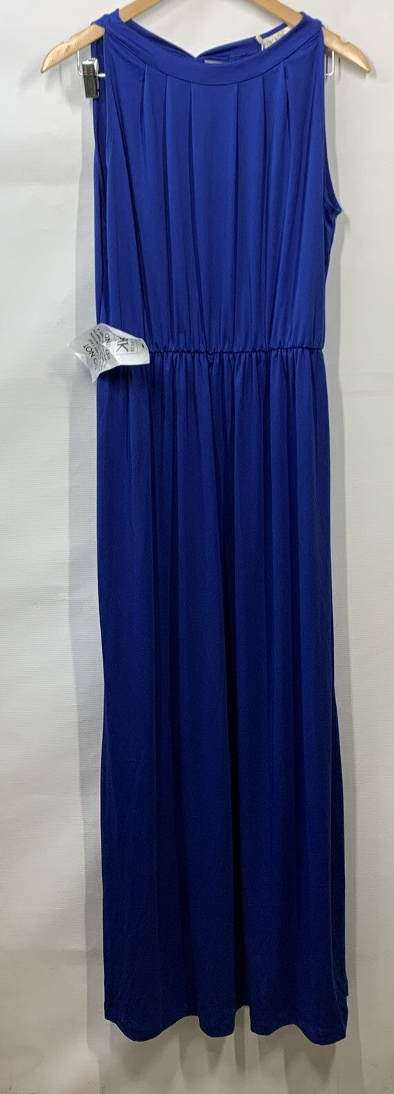 KOH KOH Sexy Sleeveless Summer Formal Flowy Casual Gown Dress Blue Pull On XL