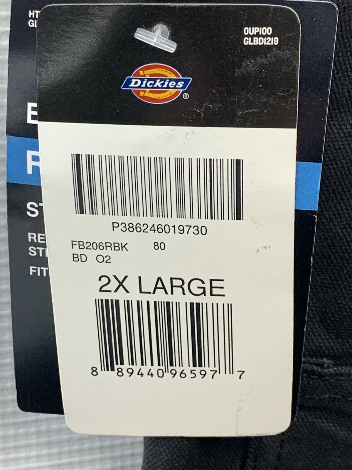 Dickies Women's Relaxed Fit Bib Overall FB206RBK Size 2XL Black for Outdoor Work