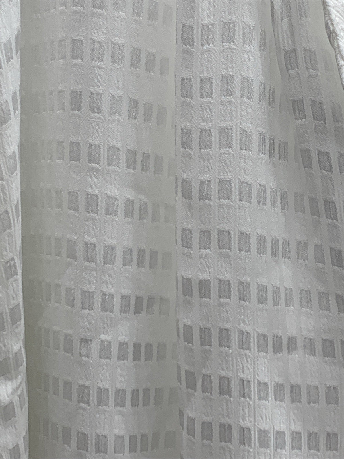 Calvin Klein Women's Short Sleeve Jaquard V-nevk Top White W4DAQ679 Size 3X