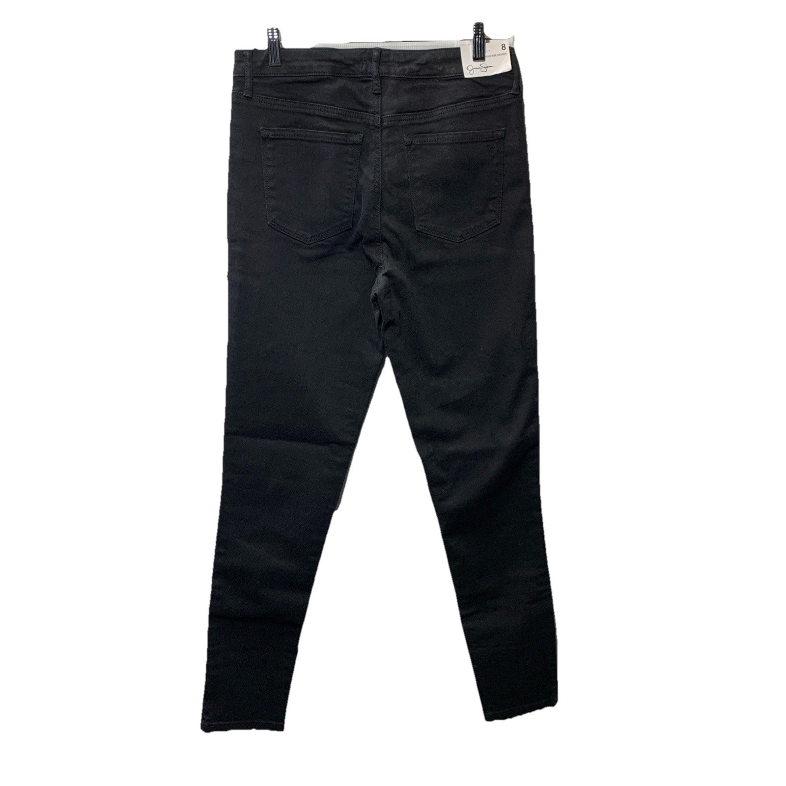Womens Jessica Simpson High Rise Skinny Jean  Black Size 8 Long Pant with Pocket