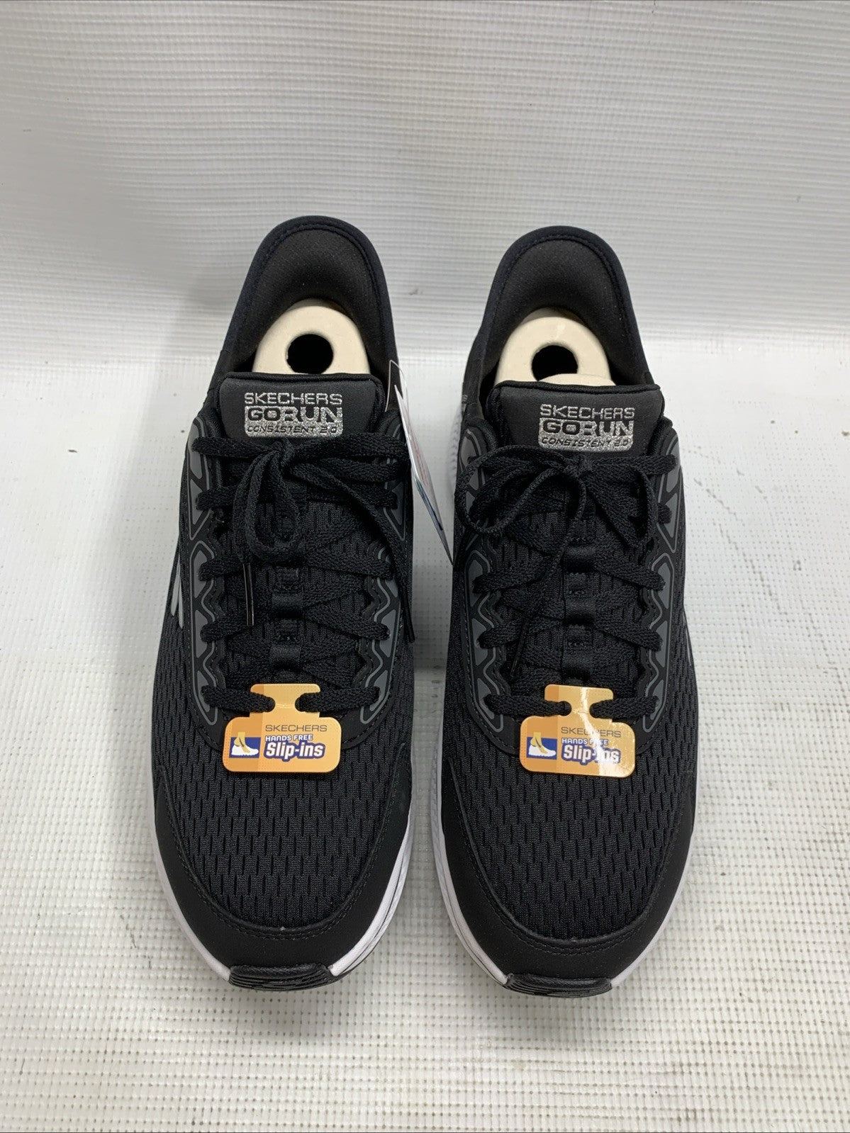 Women's SKECHERS Go Run Consistent 2.0 Endure Sneaker 128615/BKSL Black Size 10