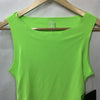 Norma Kamali Women's Sleeveless Pickleball Mini Dress Neon Green Size XS/3-4