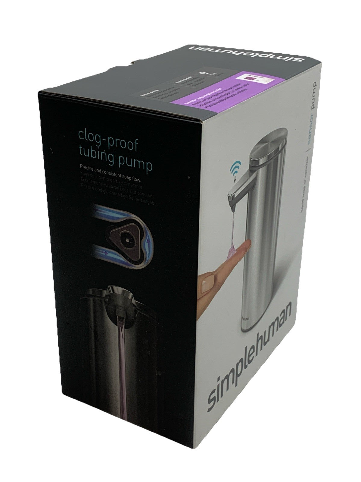 Simplehuman 9fl.oz. Touch-Free Rechargeable Sensor Liquid Soap Pump Dispenser