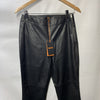 Hugo Boss Women's Taskin High Waist Long Pants Slim w/Side Zip Size 4 Black